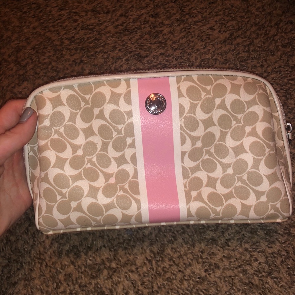 Coach make up bag